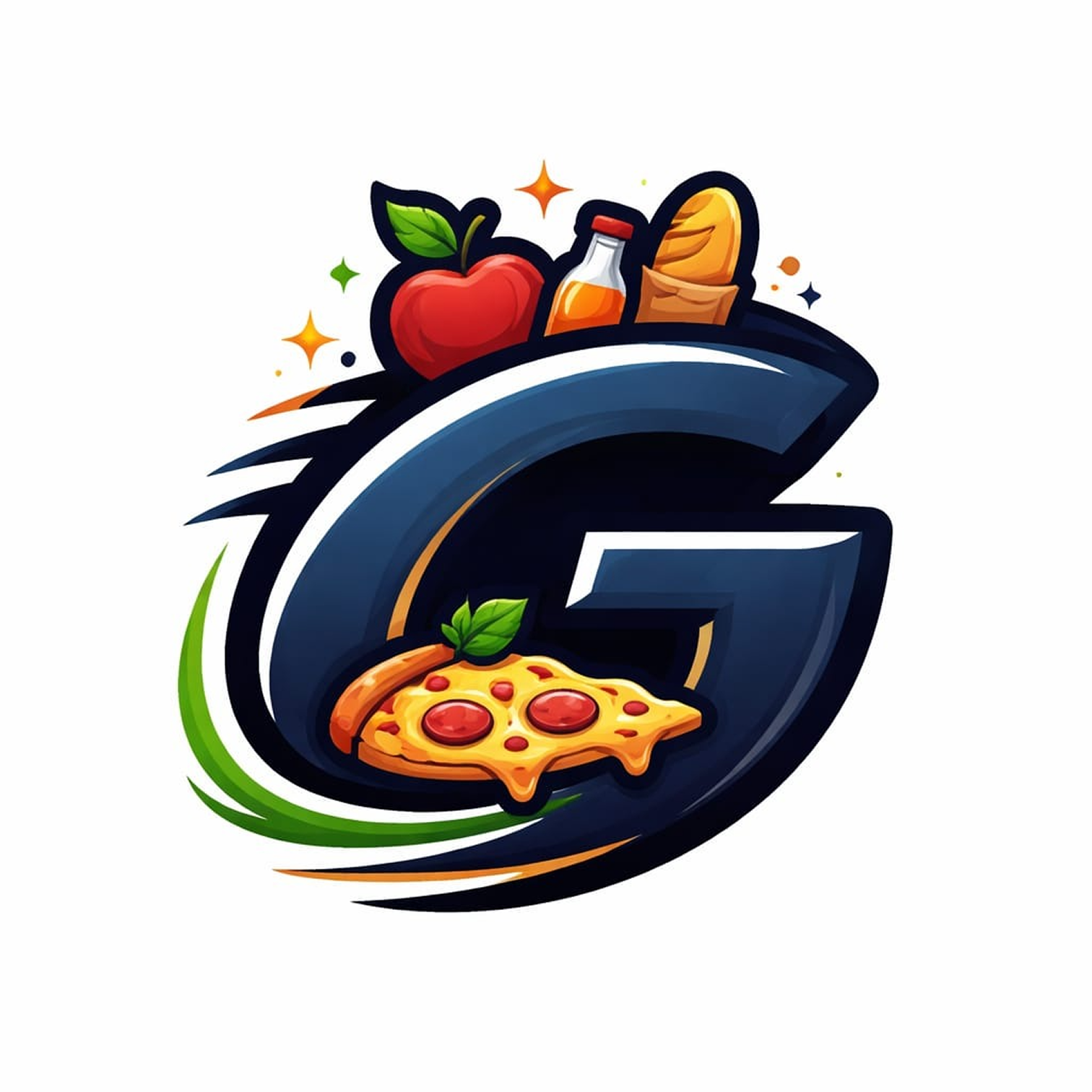 Food and Fruits Logo